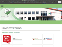Tablet Screenshot of fsv-eching.de
